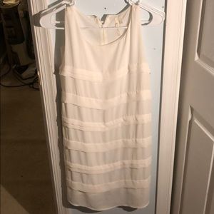 Cream shift dress